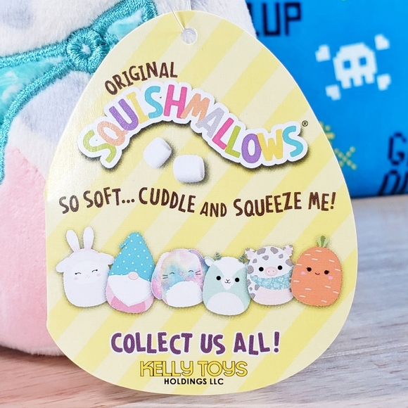 Squishmallow Rosie the Spotted Pig 4.5" UltraSoft Easter Holiday Plush NWT - Picture 10 of 12